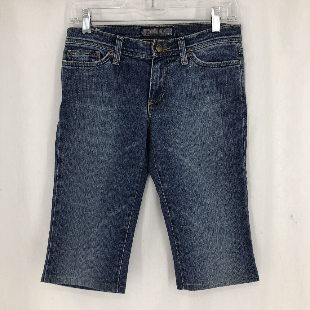 Joes Jeans Bermuda Stretch Denim Shorts Medium Wash 27 (28x15)
